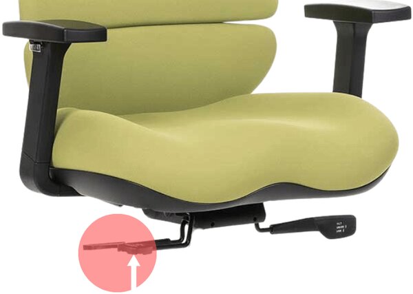 Mercury kancelářská židle SPINE zelená s PDH