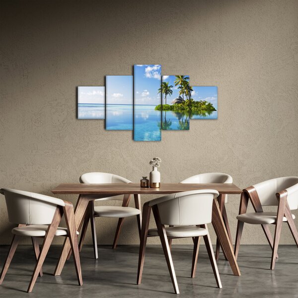 Obraz - Tropický ostrov (125x70 cm)