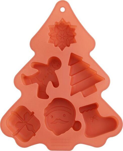 Forma MagicHome, silikonová, na pečení, 6 vzorů, 22,2x18,5x2,5 cm