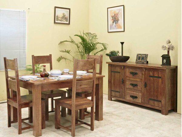 Sob nábytek - Jídelní stůl 180x90 masiv mango Mana - F0CHN-102