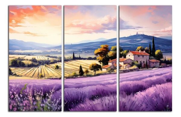 Obraz na plátně Krajinka v Provence