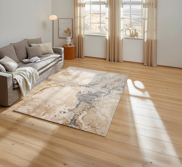 TKANÝ KOBEREC, 120/180 cm béžová Dieter Knoll - Tkané koberce