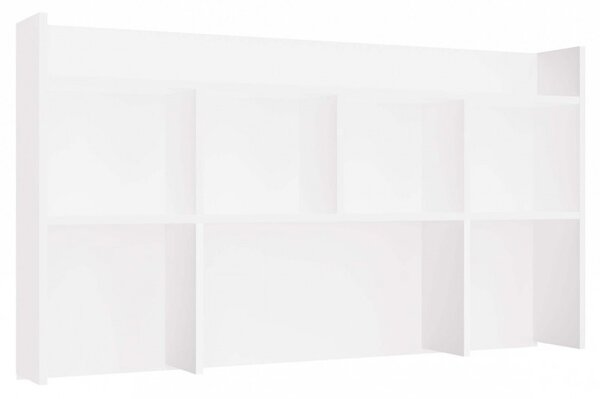 Nástavba na psací stůl 130 cm CULLMAN - bílá
