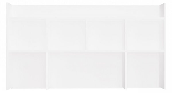 Nástavba na psací stůl 130 cm CULLMAN - bílá