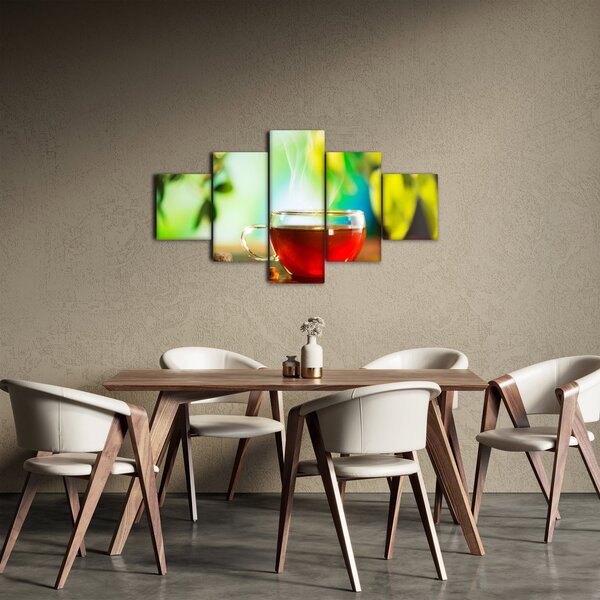 Obraz - Zátiší s čajem (125x70 cm)