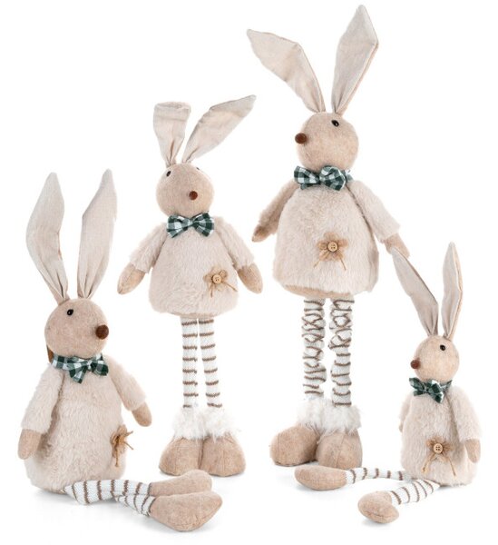 Dekorativní figurka FIG 1 zajíček, béžová