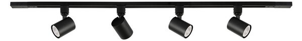 ITALUX TRL-2071-4T-15-BL Lumsi bodová lištová sestava 4xGU10 černá