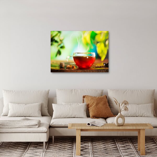 Obraz - Zátiší s čajem (70x50 cm)