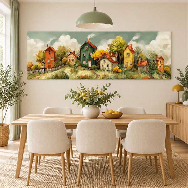 Obraz na plátně - Na Lipovém vršku FeelHappy.cz Rozměr obrazu (Šířka x Výška): 120 x 80 cm