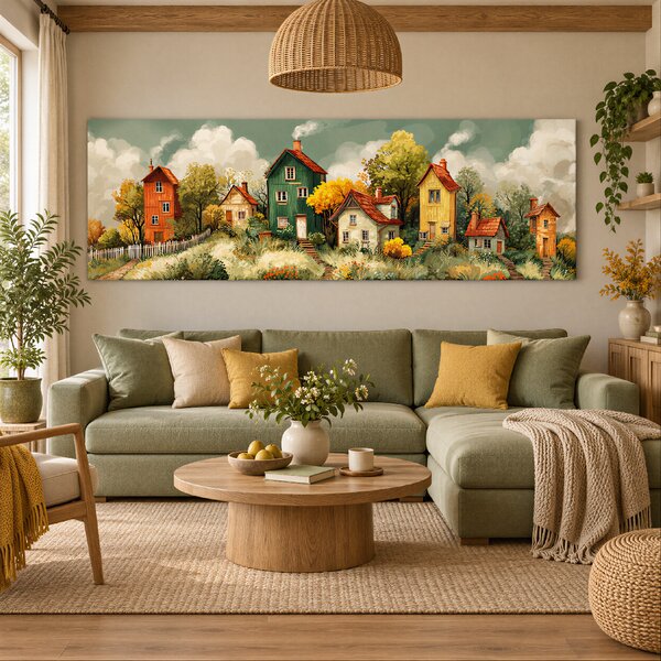 Obraz na plátně - Na Lipovém vršku FeelHappy.cz Rozměr obrazu (Šířka x Výška): 120 x 80 cm