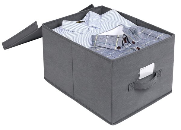 SONGMICS RFB03G Úložné boxy s víkem 3 ks