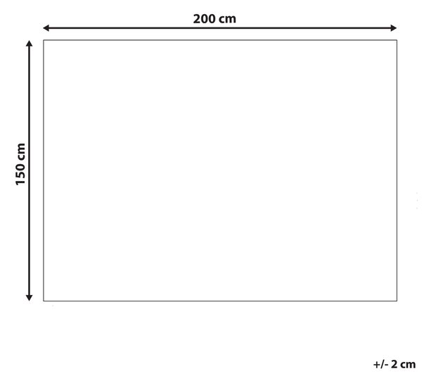 Deka ANISE 150 x 200 cm Tmavě modrá