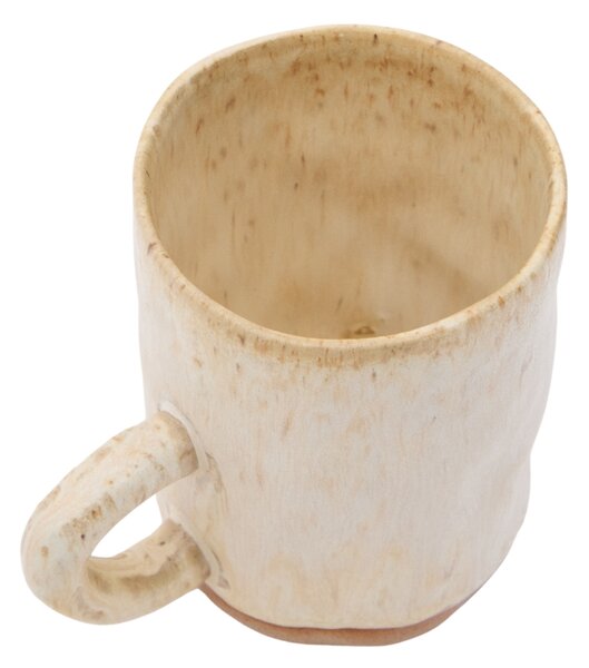 Béžový keramický hrnek a dripper Kave Home Zunel