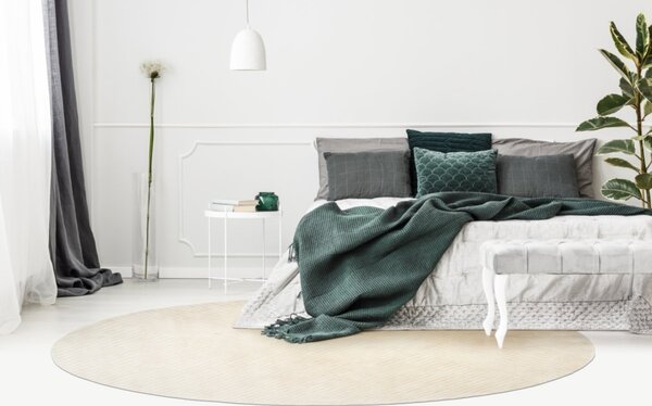 Fargotex Béžový koberec Sierra Oval 160 x 230 cm