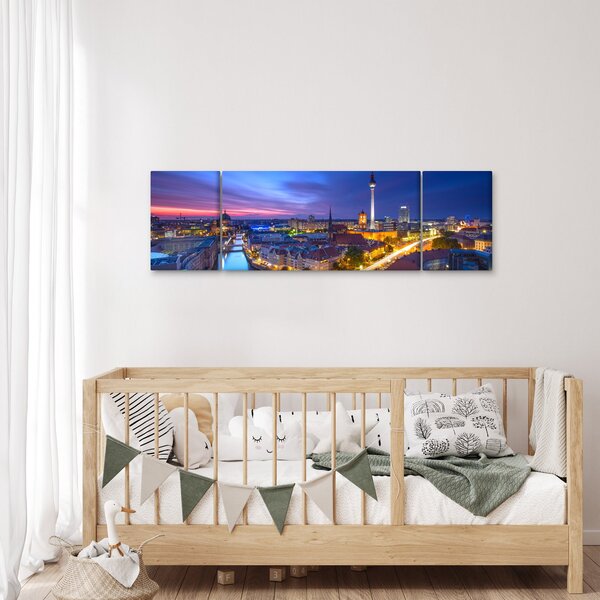 Obraz - Modré nebe nad Berlínem (170x50 cm)