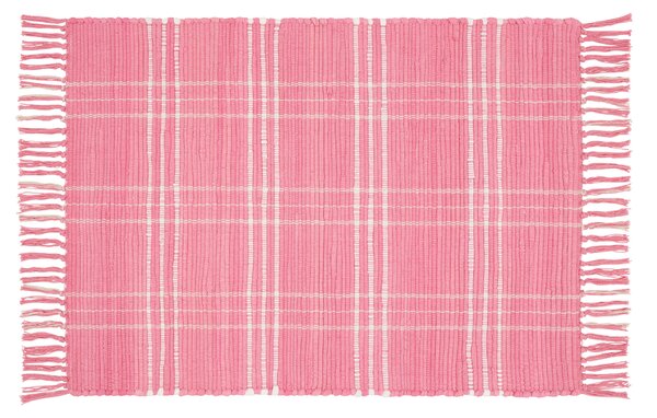 RUČNĚ TKANÝ KOBEREC, 60/90 cm, pink Boxxx - Vlněné koberce