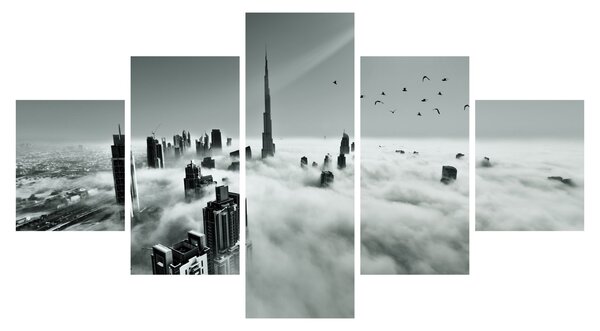 Obraz - Mrakodrapy v Dubai (125x70 cm)