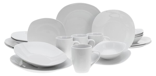 KOMBINOVANÁ SOUPRAVA SQUARE WEISS 20dílné Creatable - Online Only nádobí, Online Only