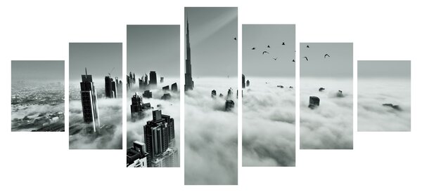 Obraz - Mrakodrapy v Dubai (210x100 cm)