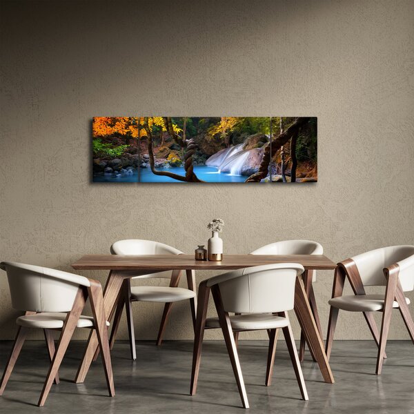 Obraz - Vodopády v Asii (170x50 cm)