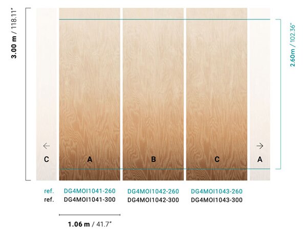 Vliesová fototapeta na zeď, Moiré, DG4MOI1041-260, Wall Designs IV, Khroma by Masureel