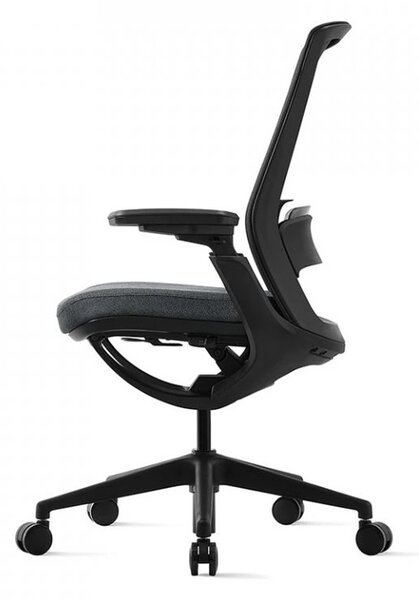 Kancelářská ergonomická židle ROLY BLACK - síťovina Černá