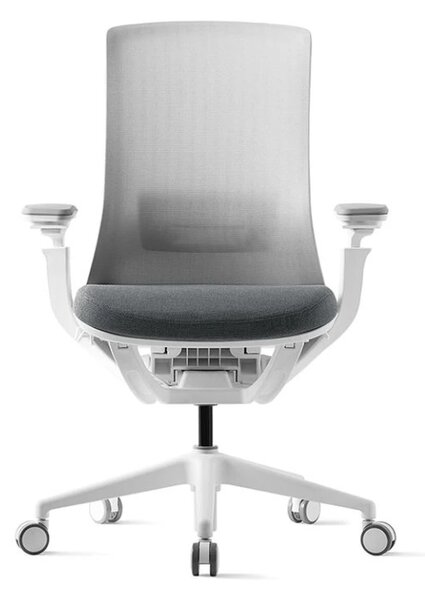 Kancelářská ergonomická židle ROLY WHITE - síťovina Černá