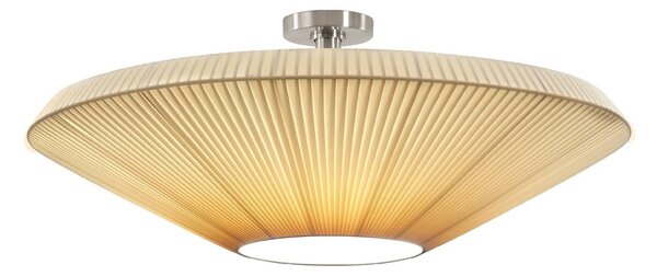 Bover Stropní svítidlo Siam 80, nikl/krémová barva, plast, stmívatelný, Krémová / jantar, Obývací pokoj / jídelna, Plast, Design