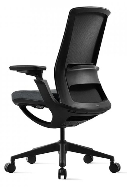 Kancelářská ergonomická židle ROLY BLACK - síťovina Černá