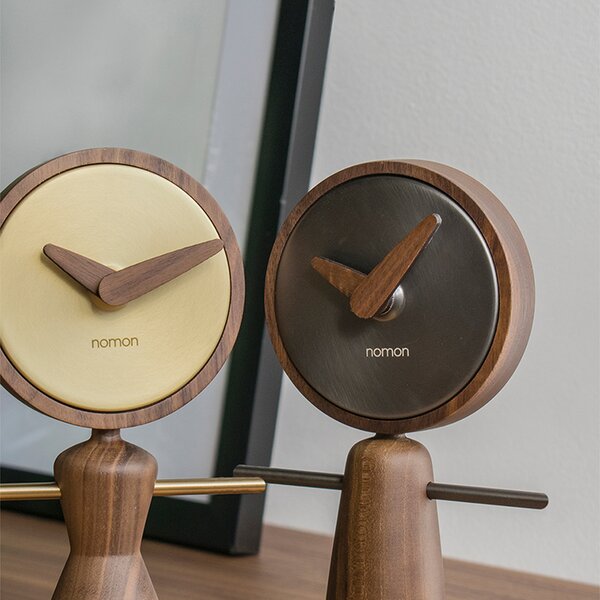 Nomon designové stolní hodiny Nena & Nene