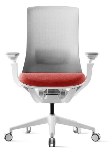 Kancelářská ergonomická židle ROLY WHITE - síťovina Černá