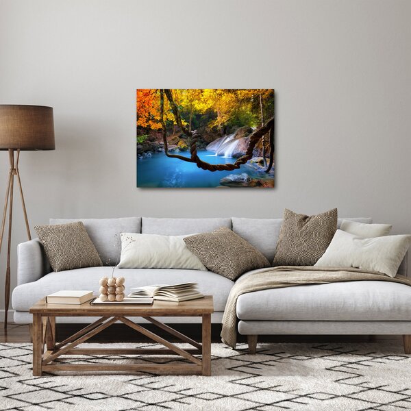 Obraz - Vodopády v Asii (70x50 cm)
