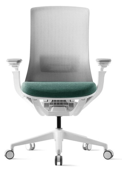 Kancelářská ergonomická židle ROLY WHITE - síťovina Černá