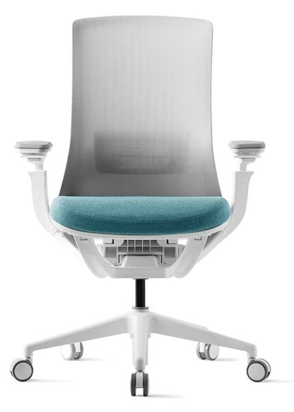 Kancelářská ergonomická židle ROLY WHITE - síťovina Černá