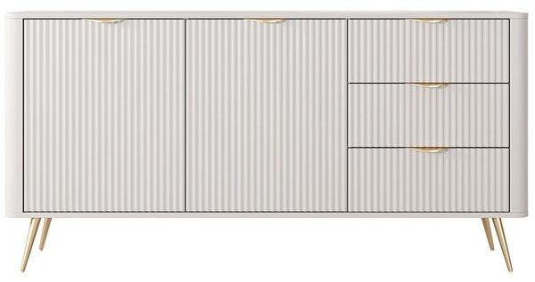 LANTE b | komoda C 163 2D3S | 163,2 cm | béžová/zlatá