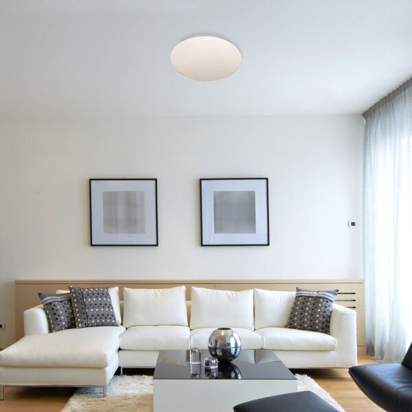 RABALUX 71132 Lucas stropní svítidlo se senzorem LED D265mm 12W/830lm 4000K IP44 bílá