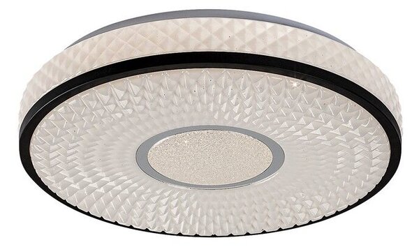 RABALUX 71137 SEDONA2 stropní svítidlo LED D395mm 24W/1680lm 4000K černá, starlight efekt
