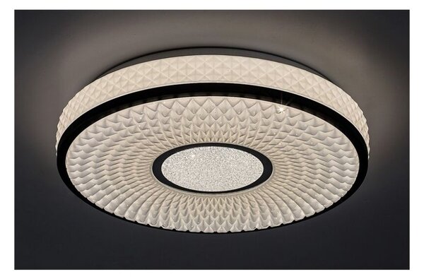 RABALUX 71137 SEDONA2 stropní svítidlo LED D395mm 24W/1680lm 4000K černá, starlight efekt