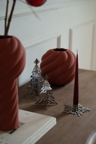 COOEE Design Kovový stromeček Pinetree Stainless Steel - 20 cm CED493