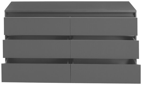 ŠIROKÁ KOMODA, antracitová, 160/79/48 cm Carryhome - Online Only komody, Online Only