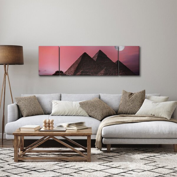 Obraz - Pyramidy Giza, Egypt (170x50 cm)