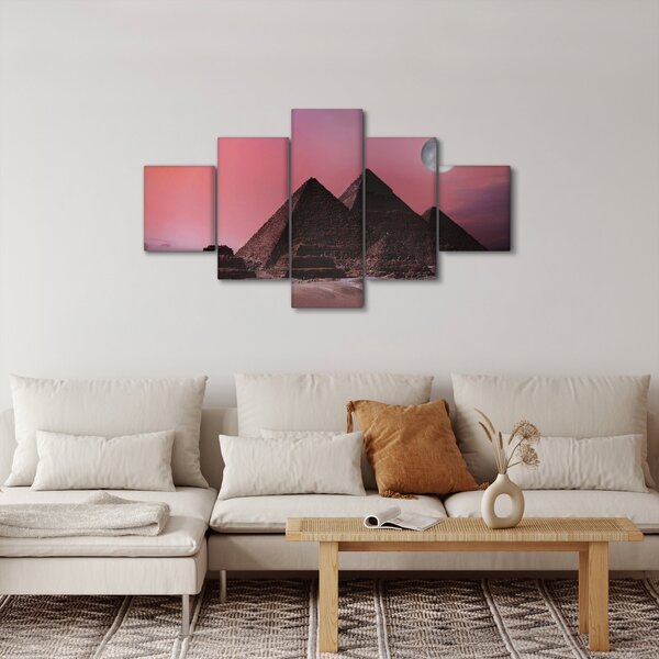 Obraz - Pyramidy Giza, Egypt (125x70 cm)