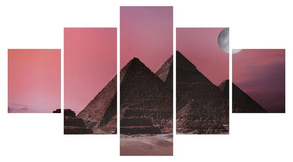 Obraz - Pyramidy Giza, Egypt (125x70 cm)