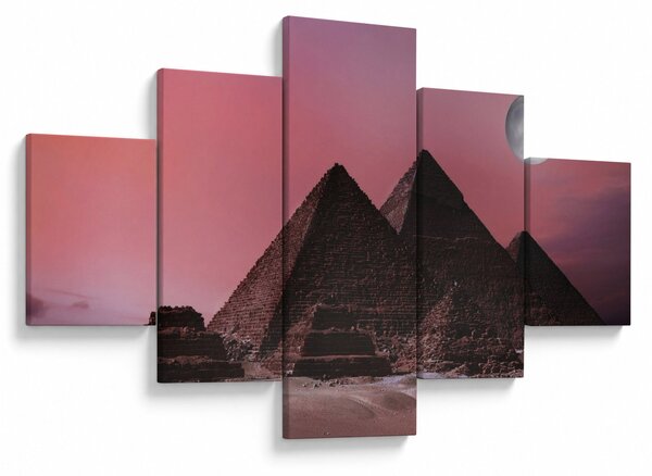 Obraz - Pyramidy Giza, Egypt (125x70 cm)