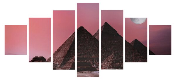 Obraz - Pyramidy Giza, Egypt (210x100 cm)