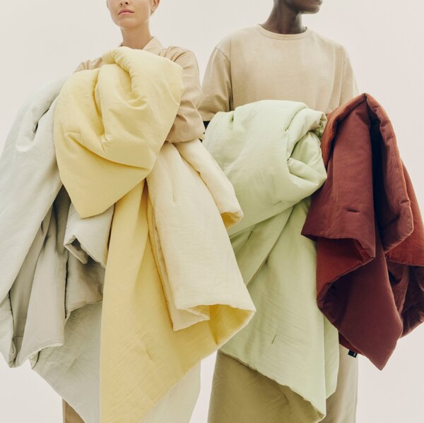 HAY Multifunkční Deka Air Quilt, Soft Yellow