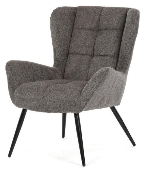 Křeslo šedé AK-H9206 GREY2