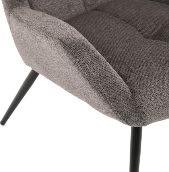 Křeslo šedé AK-H9206 GREY2
