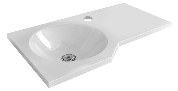 Excellent Be Spot umyvadlo 60x34.5 cm rohové klasický bílá lesk CEEX.2301.600.WH
