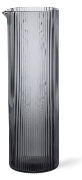 Ferm Living Džbán na vodu Ripple, smoked grey